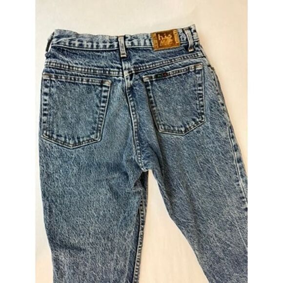 Vintage 80s HIS Acid Wash Jeans Mom Jeans High Rise - Size 30 * 30 - Picture 11 of 12